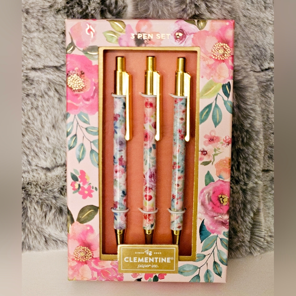 Set of 3 pens by Clementine Paper Inc.